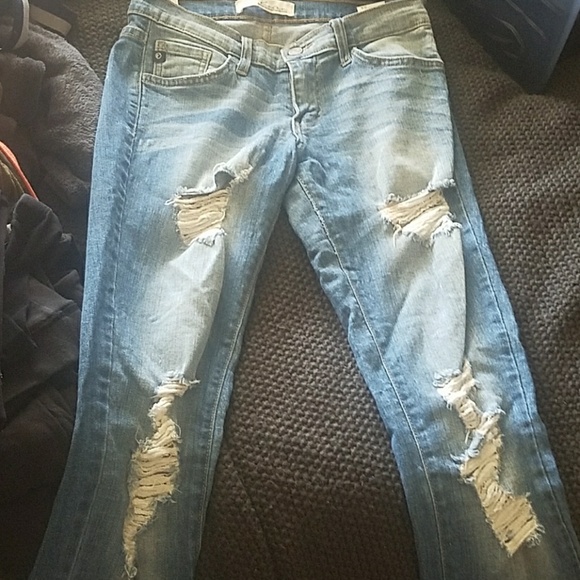 Size 24 semi highwasted skinny jeans - Picture 2 of 4
